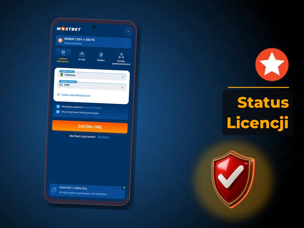 mostbet - Status Licencji