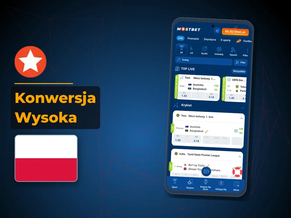 mostbet - Konwersja Wysoka