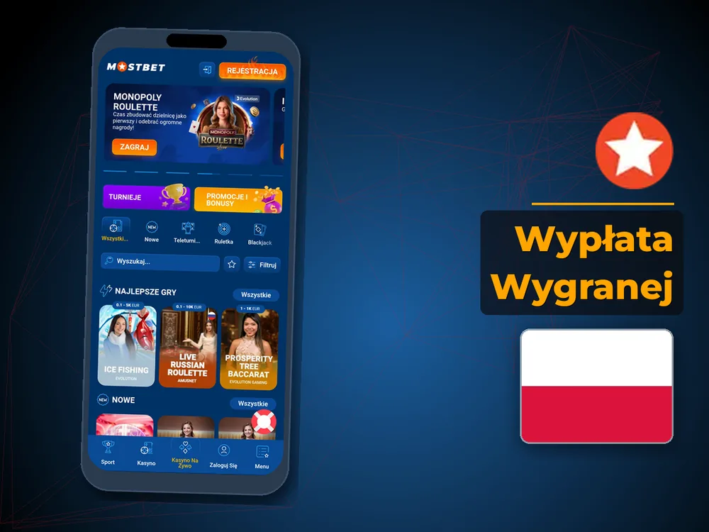 mostbet - Wypłata Wygranej