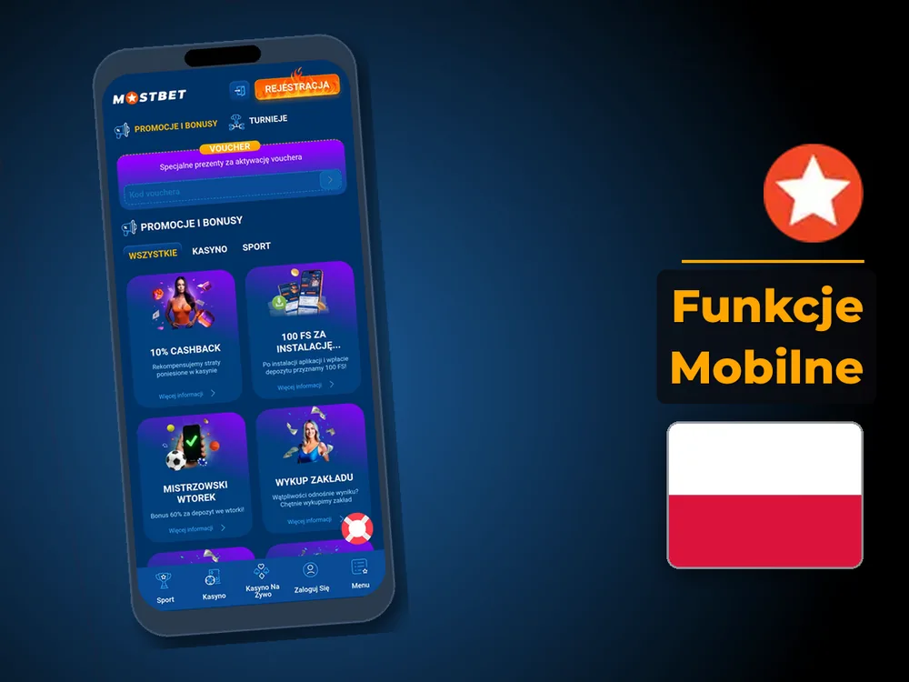 mostbet - Funkcje Mobilne