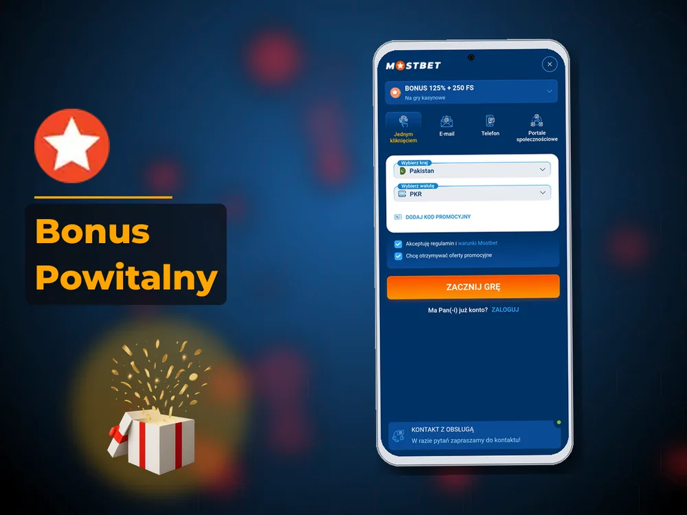 mostbet - Bonus Powitalny