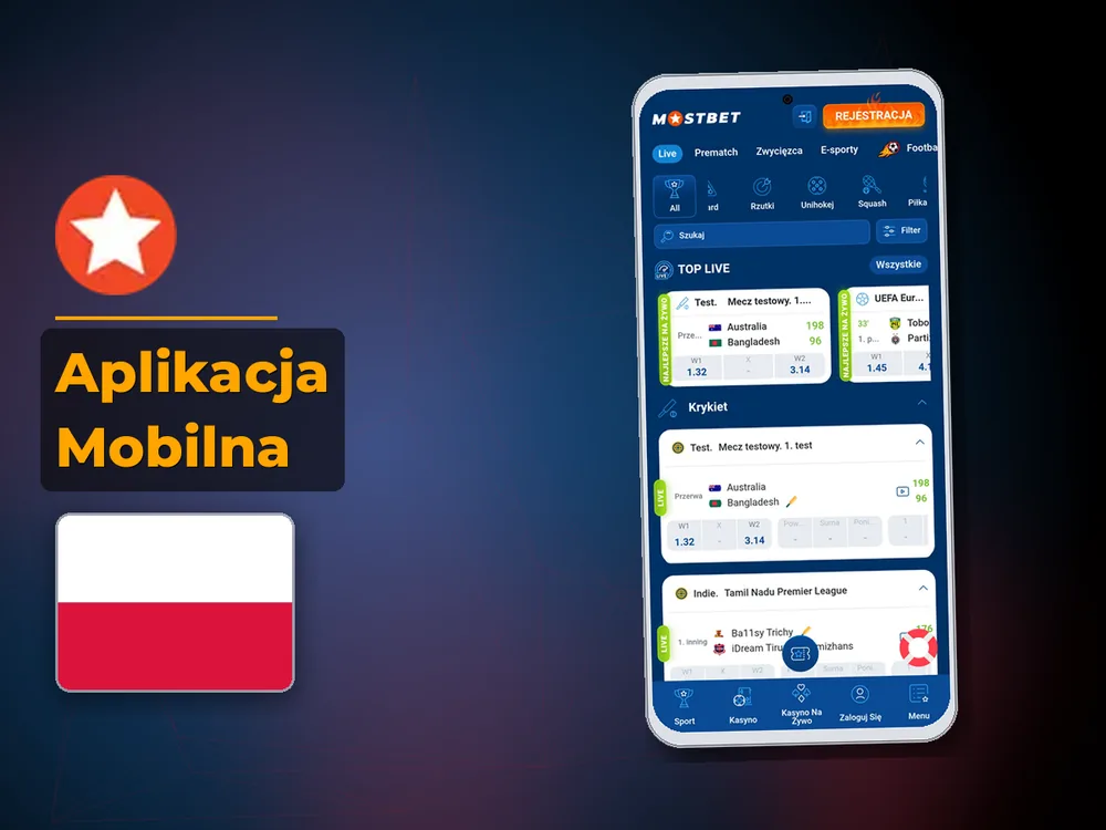 mostbet - Aplikacja Mobilna