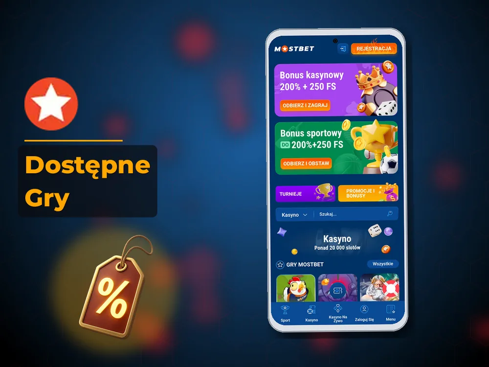 mostbet - Dostępne Gry