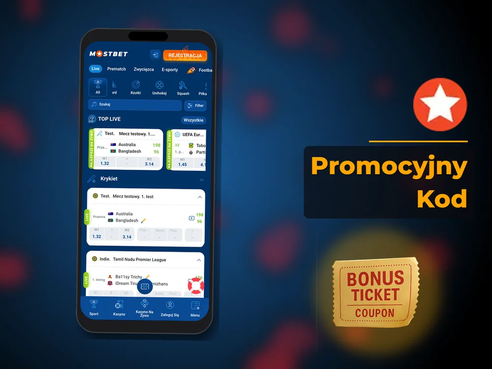 mostbet - Promocyjny Kod