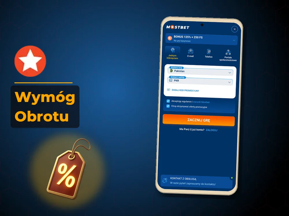 mostbet - Wymóg Obrotu