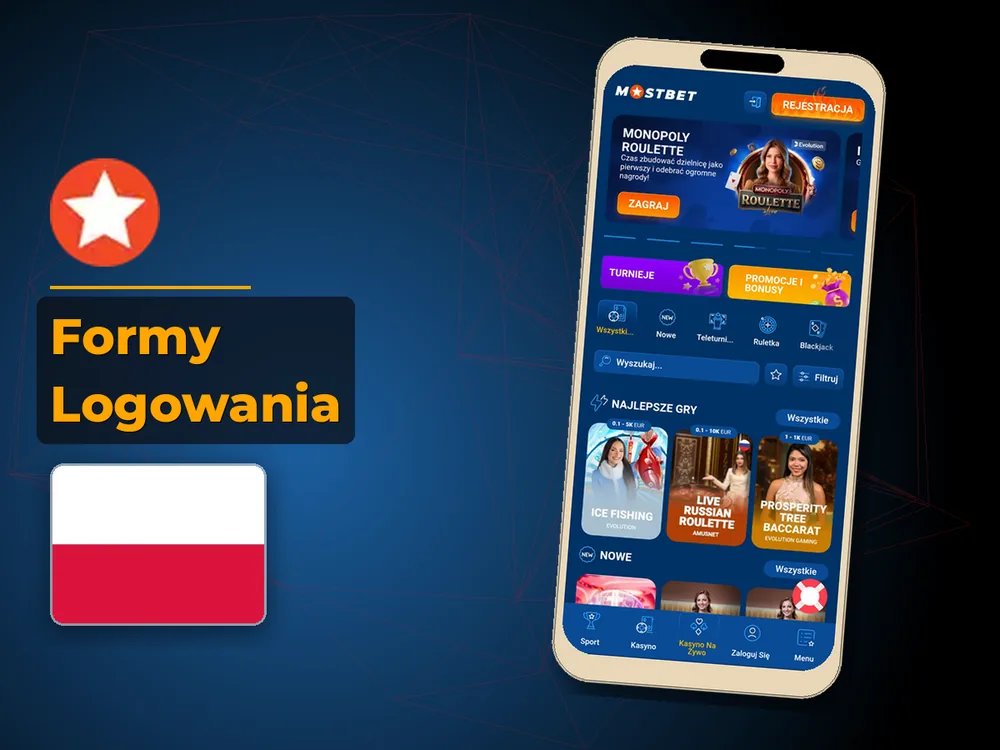 mostbet - Formy Logowania