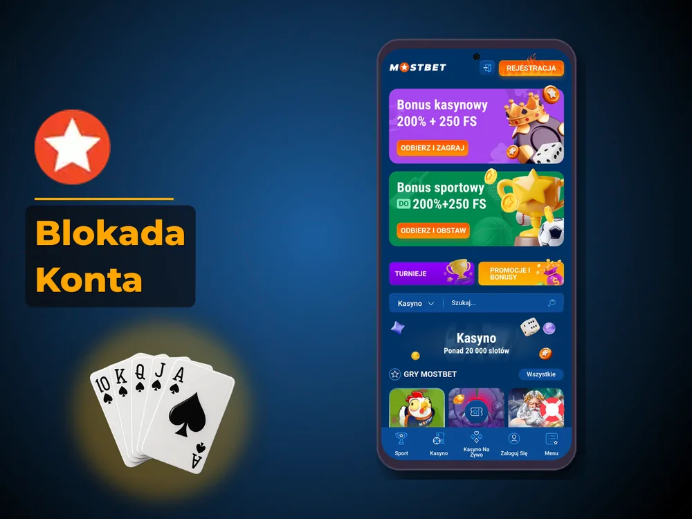 mostbet - Blokada Konta