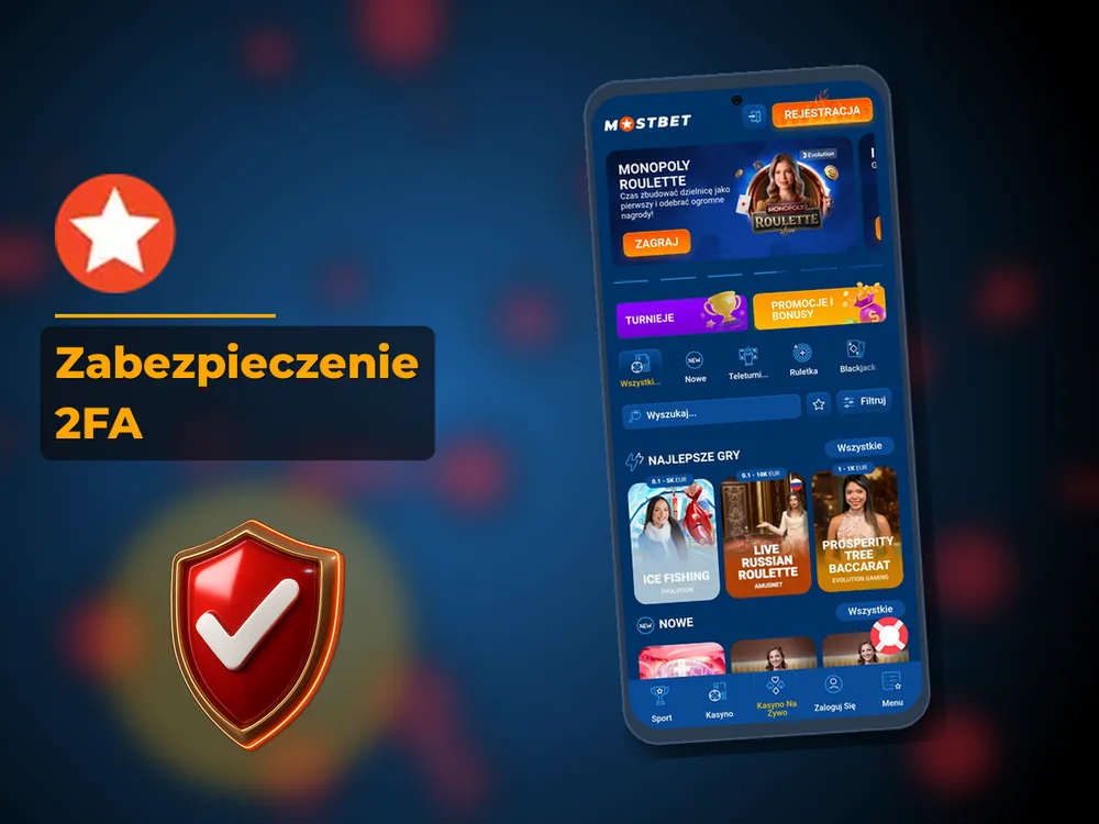 mostbet - Zabezpieczenie 2FA
