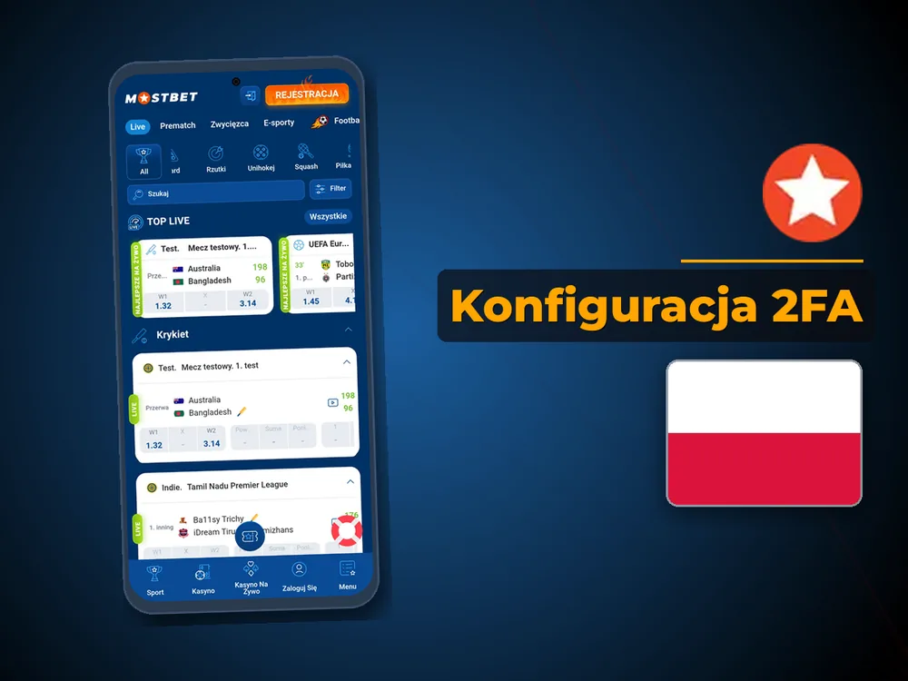 mostbet - Konfiguracja 2FA